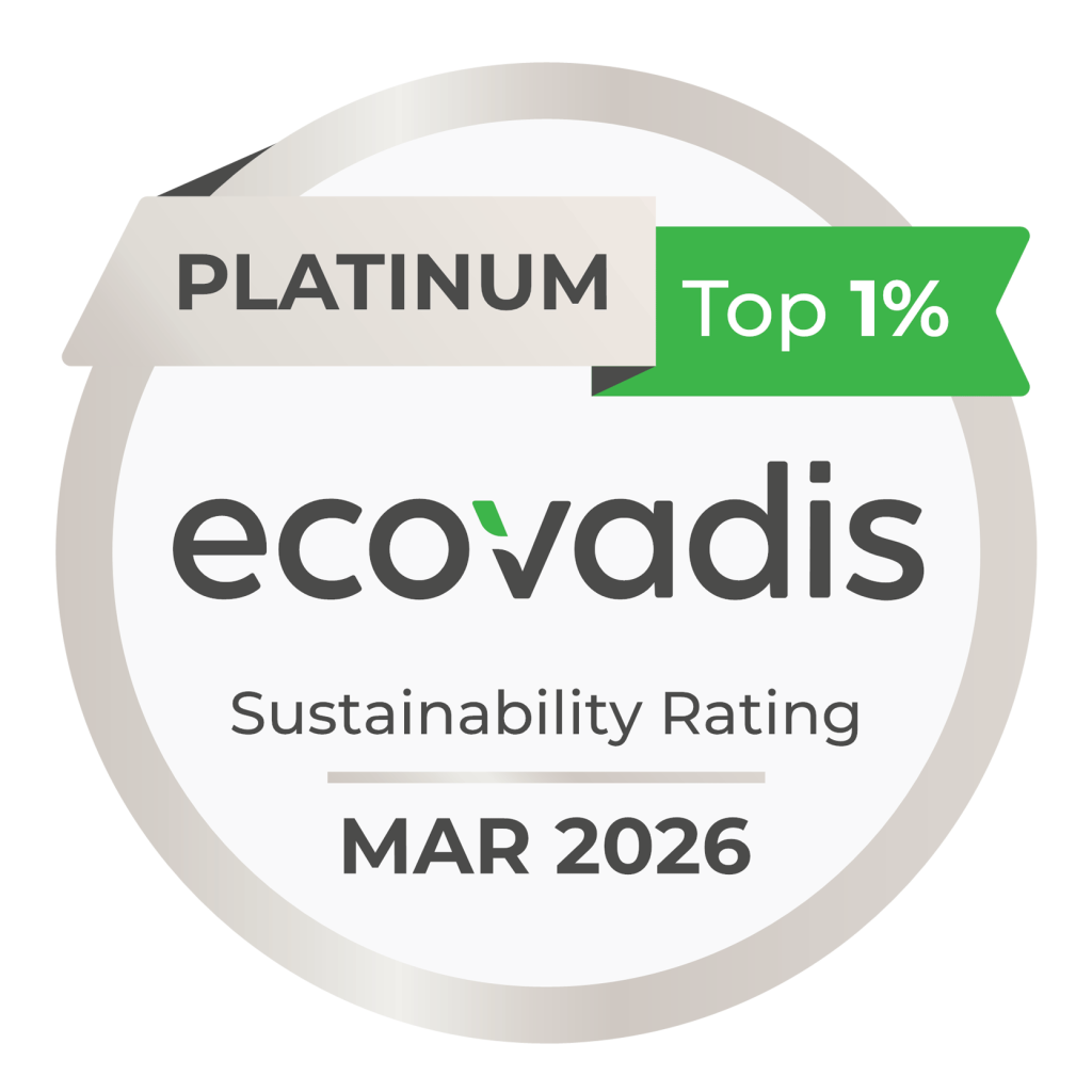 EcoVadis Platinum medal 2026